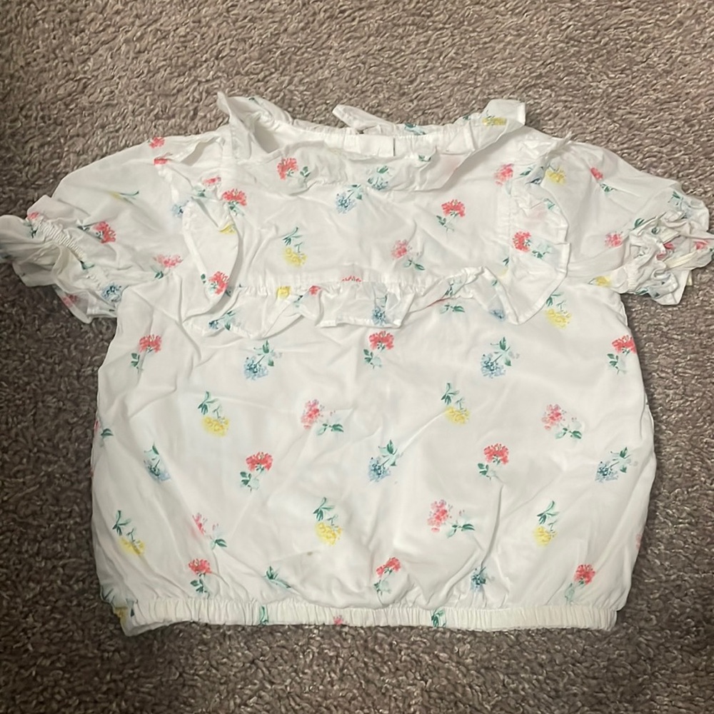 Two piece Janie and Jack flower outfit
